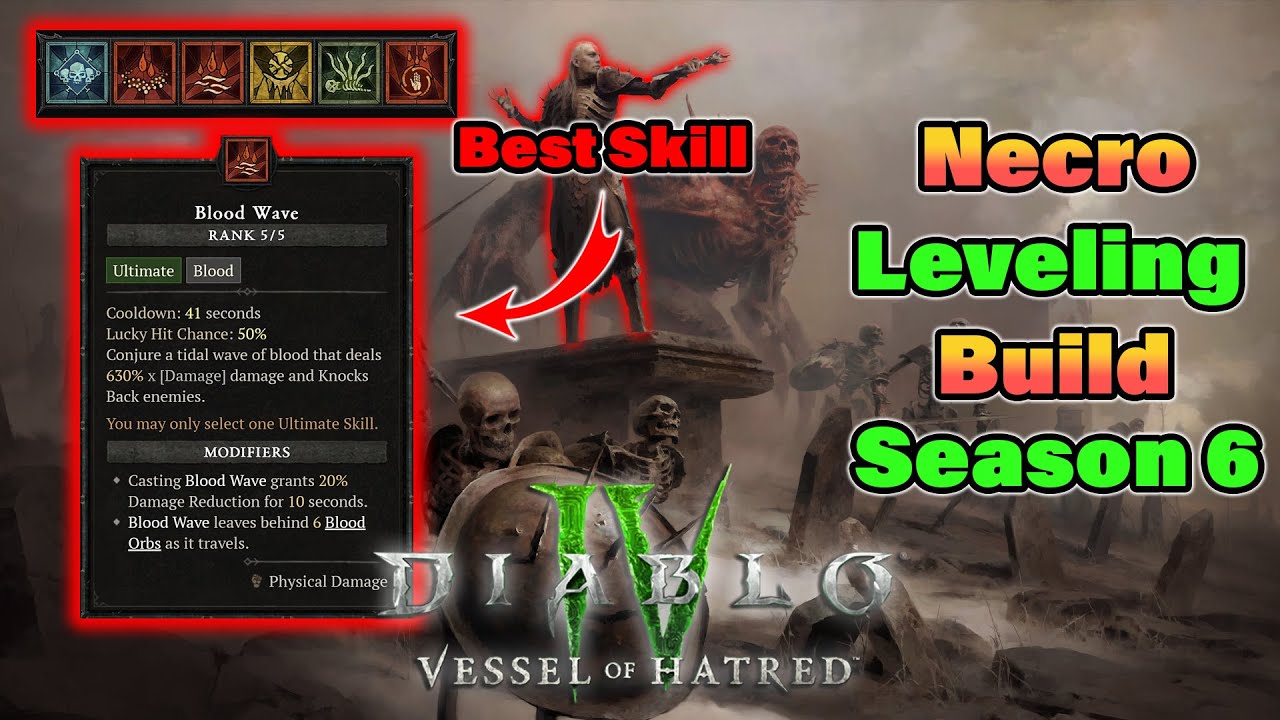 Best Diablo 4 Necromancer Leveling Build: How to Become the Ultimate Undead Master