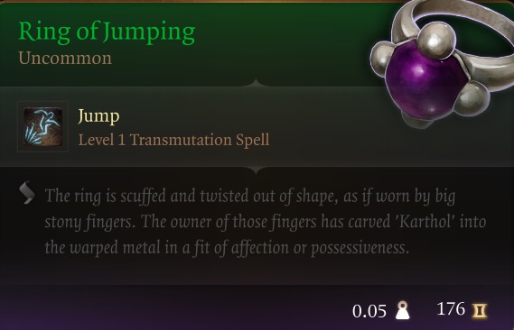 Baldur's Gate 3 Ring of Jumping: What Is It and How to Use It?