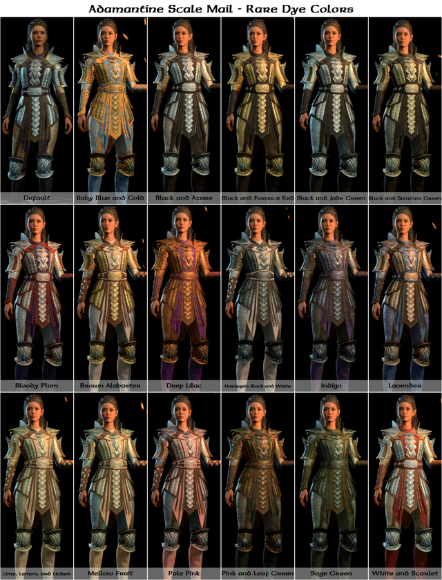 Understanding Adamantine Scale Mail Dye: A Guide for Players