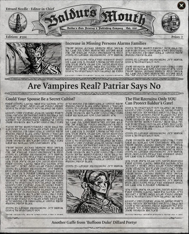 Baldur's Mouth Gazette: Is It Really That Bad?