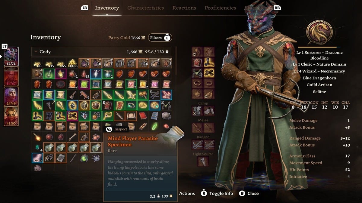 Baldur's Gate 3 Parasite Good or Bad?