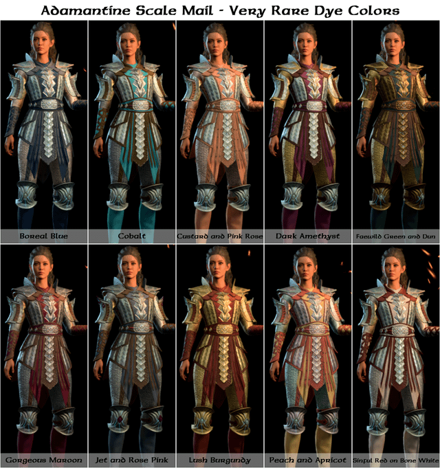 Understanding Adamantine Scale Mail Dye: A Guide for Players