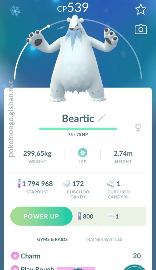 Beartic Best Moveset Pokémon GO: The Ultimate Guide