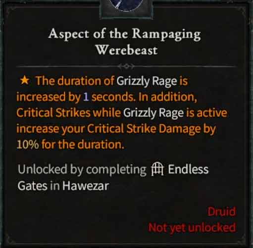 Aspect of the Rampaging Werebeast: A Deep Dive Into the Chaos