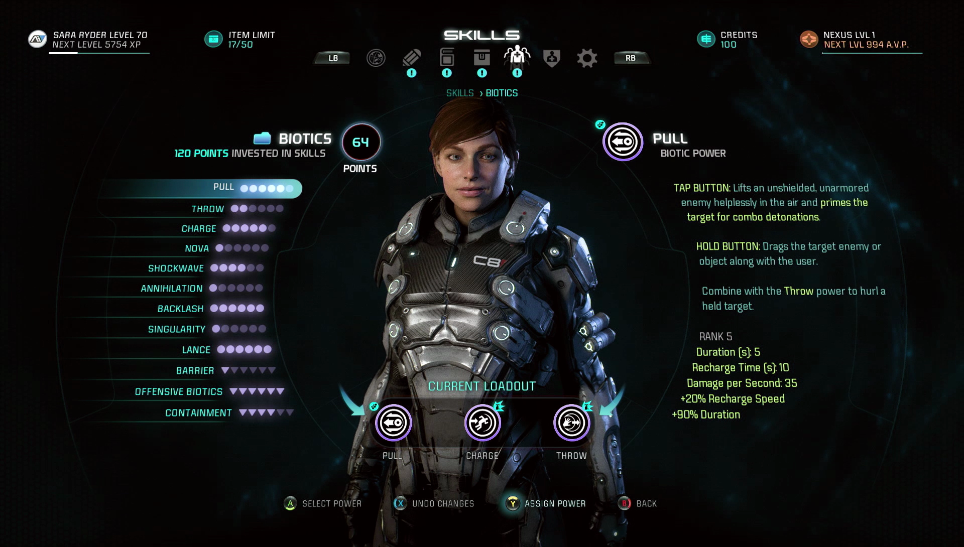 Best Build for Mass Effect Andromeda