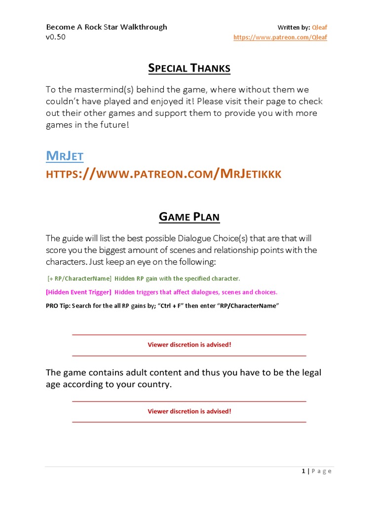 Become a Rockstar Walkthrough: How to Master Your Journey to Fame