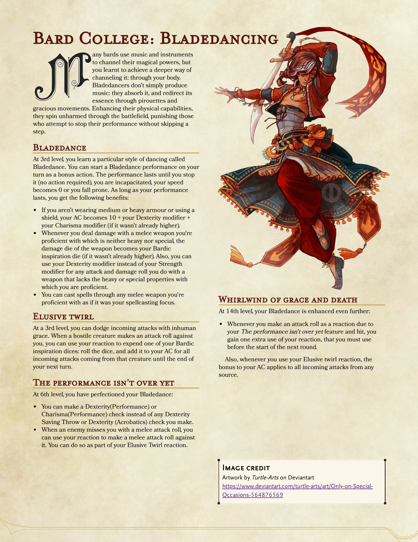 5e Swords Bard: A Fun Yet Challenging Adventure