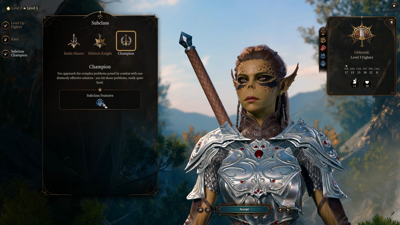 BG3 Battlemaster or Champion: Which One Should You Choose?