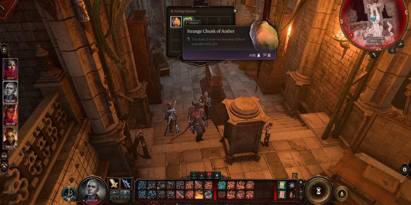 Baldur's Gate 3 Strange Chunk of Amber - What It Is and How to Solve It
