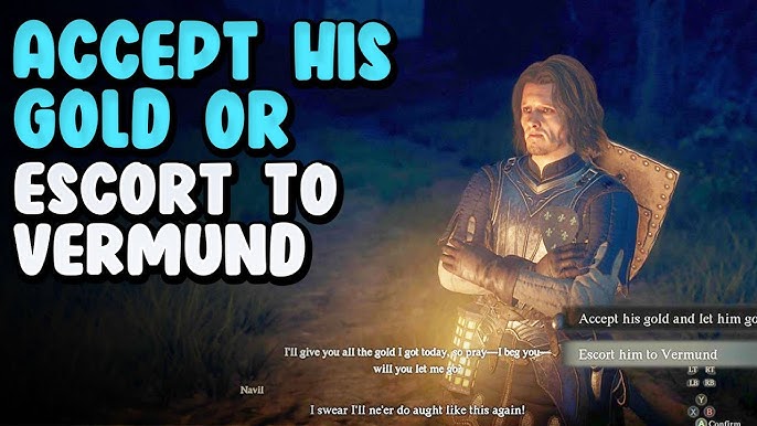 Accept Gold or Escort to Vermund: A Gaming Dilemma