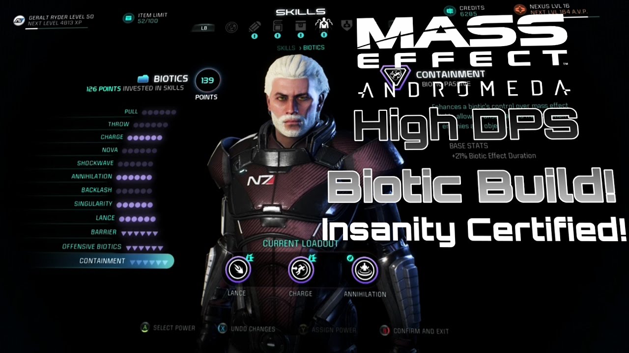 Best Build for Mass Effect Andromeda