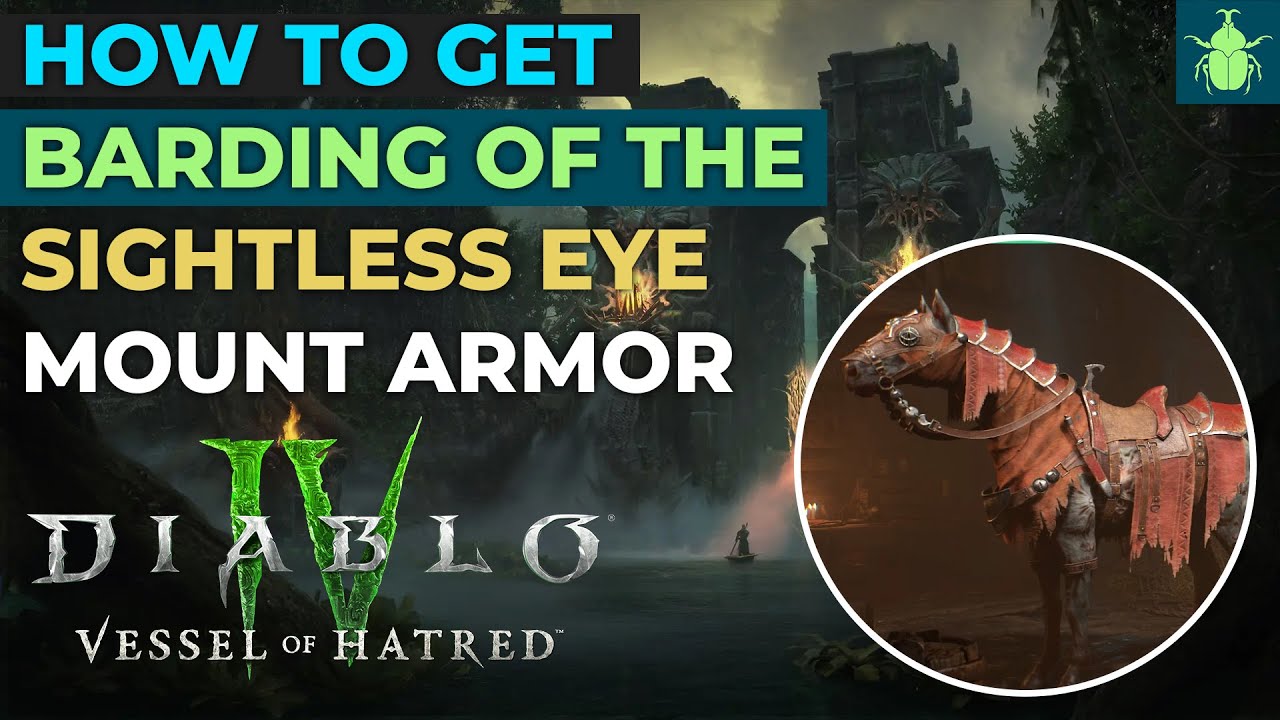 Barding of the Sightless Eye: How to Solve This Annoying Problem