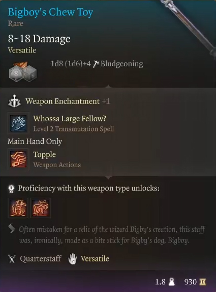 BG3 Bigboy's Chew Toy: The Problem and Solution You Need to Know