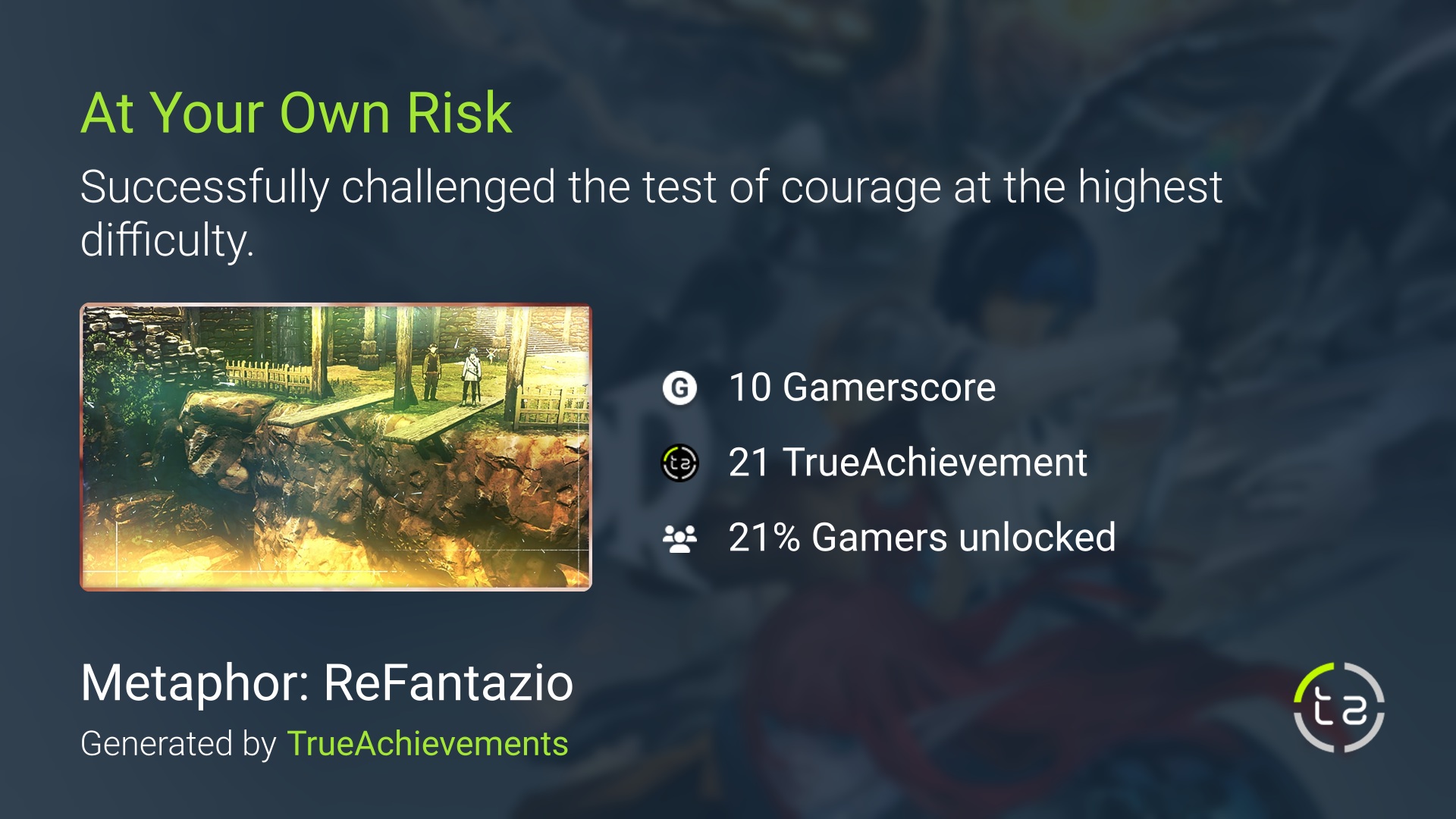 At Your Own Risk Metaphor: A Fun but Risky Gaming Experience