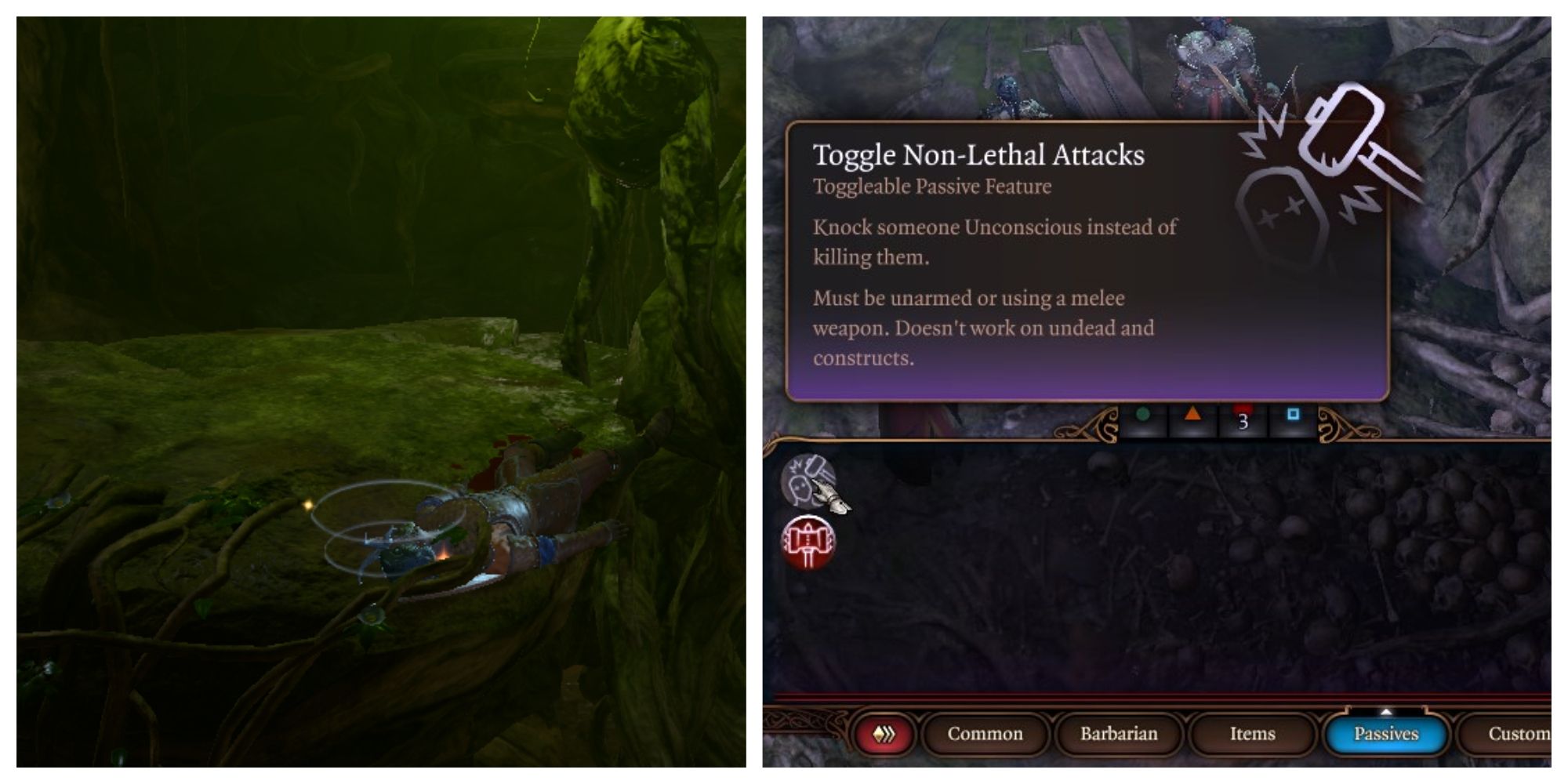 Baldur's Gate Non Lethal: A Fun and Challenging Approach to Combat