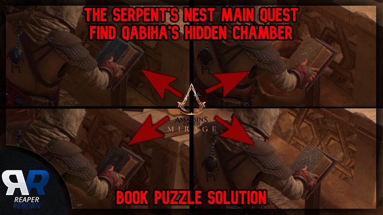 AC Mirage Find Qabihas Hidden Chamber - How to Solve the Mystery