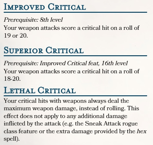 Better Criticals: How to Improve Your Game with Critical Hits