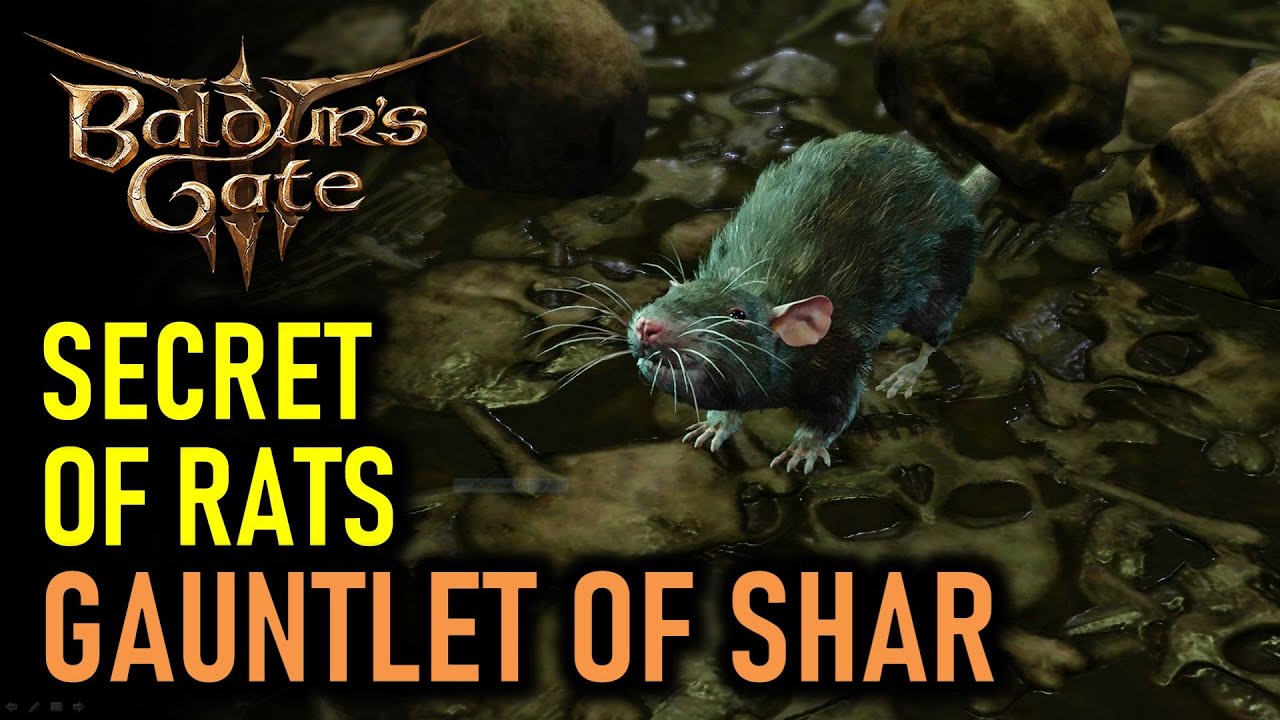 Baldur's Gate 3 Gauntlet of Shar Rats: An Unexpected Challenge