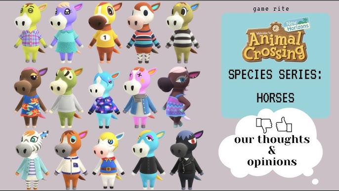 ACNH Horses: A Closer Look at Your Horsey Friends in Animal Crossing