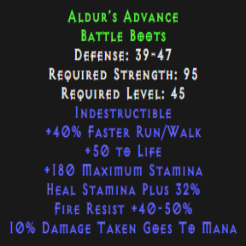 Aldur's Boots: The Secret to Speed and Power in Diablo II