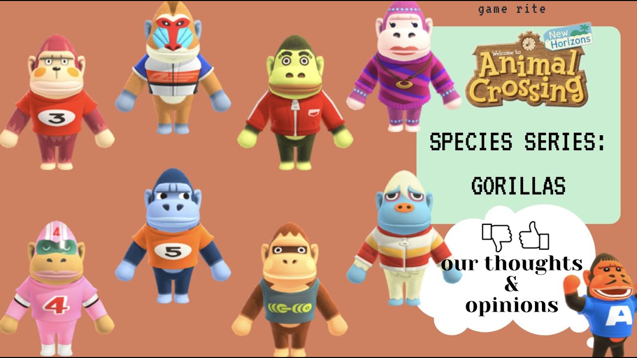 ACNH Gorilla: The Ultimate Guide to These Big, Bold Villagers