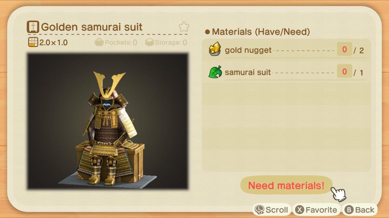 ACNL Samurai Suit: A Detailed Look into the Mysterious Outfit