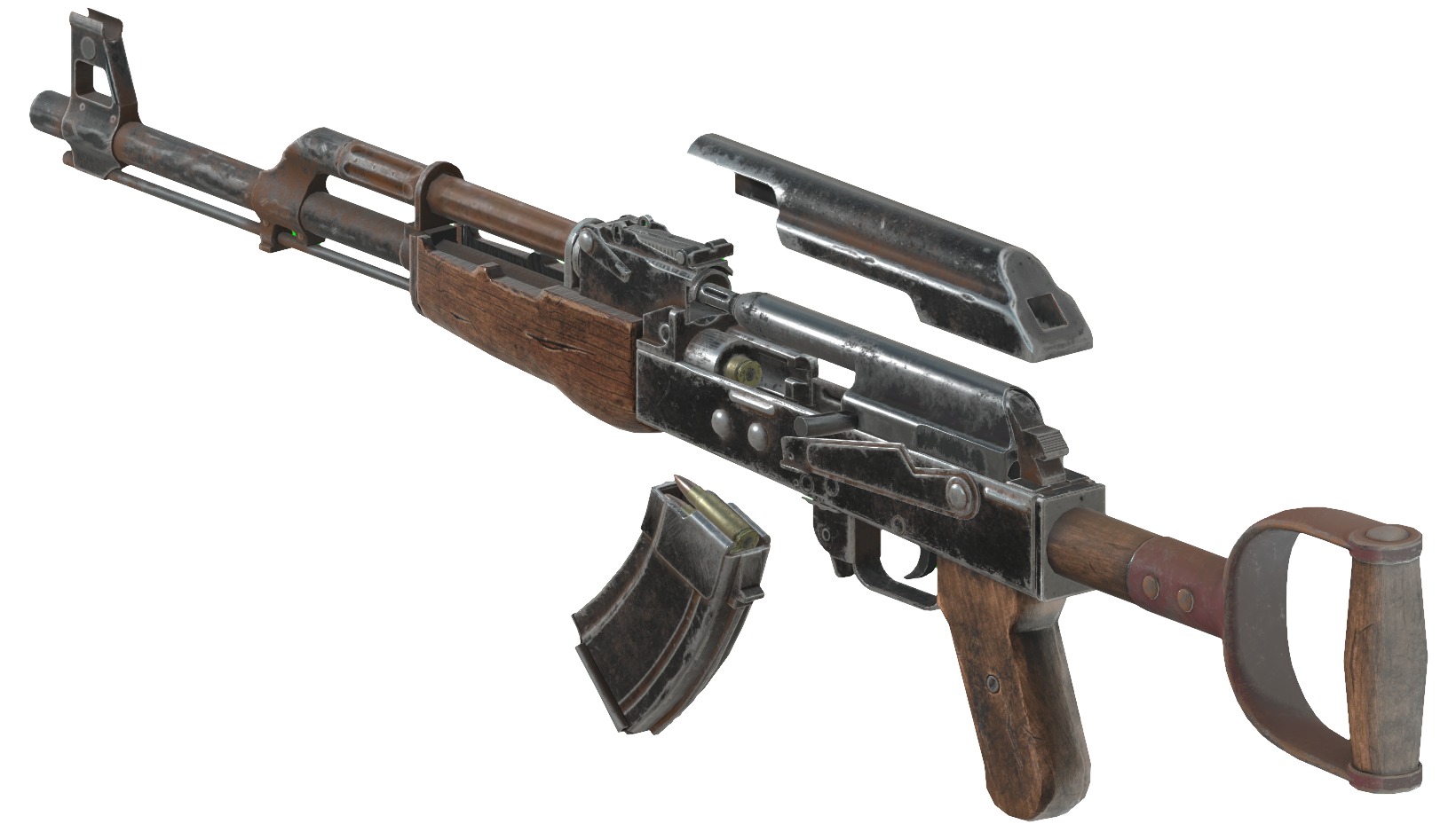 Atom RPG Wooden Assault Rifle: The Mysterious Weapon of the Wasteland