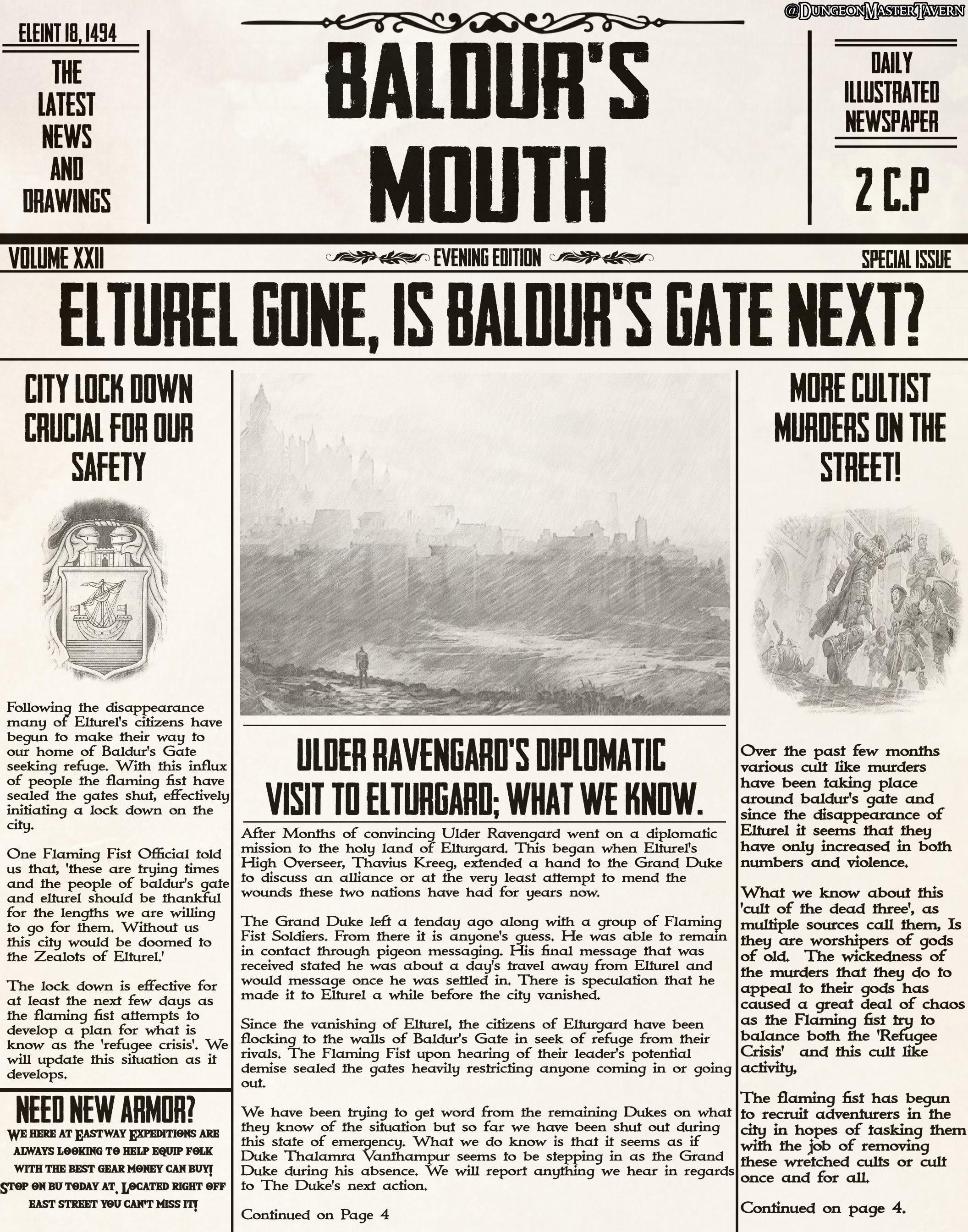 Baldur's Mouth Gazette: Is It Really That Bad?
