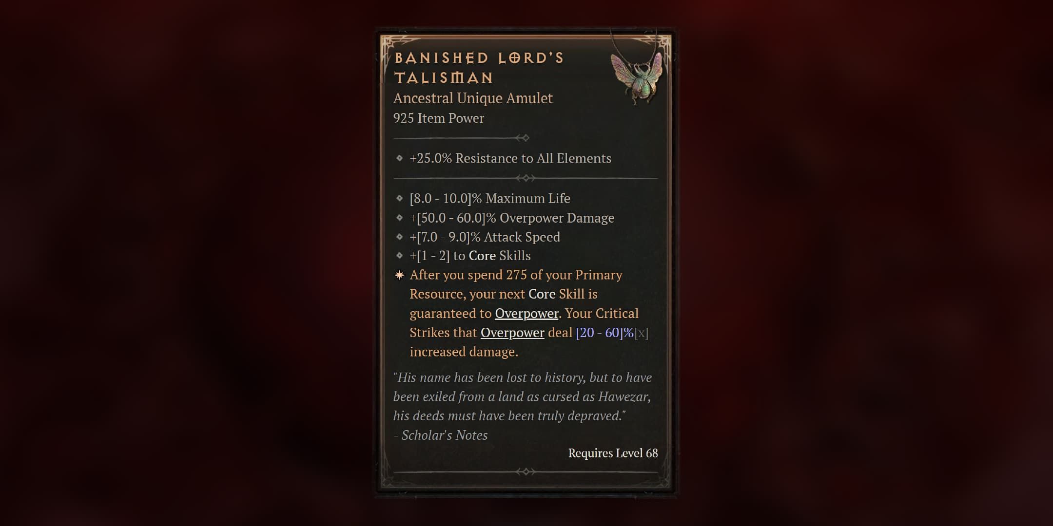 Banished Lord's Talisman Build: A Guide for Players