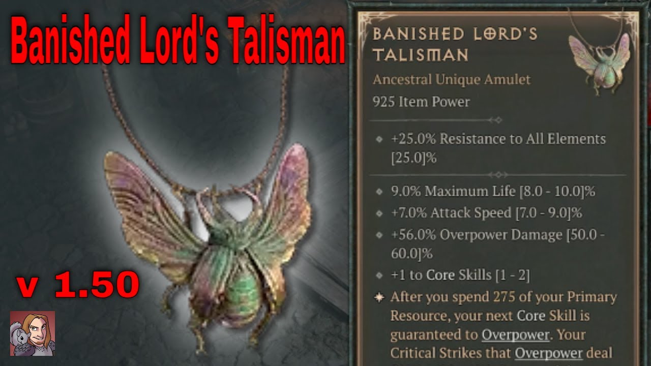 Banished Lord Talisman Diablo 4: Solving the Mystery