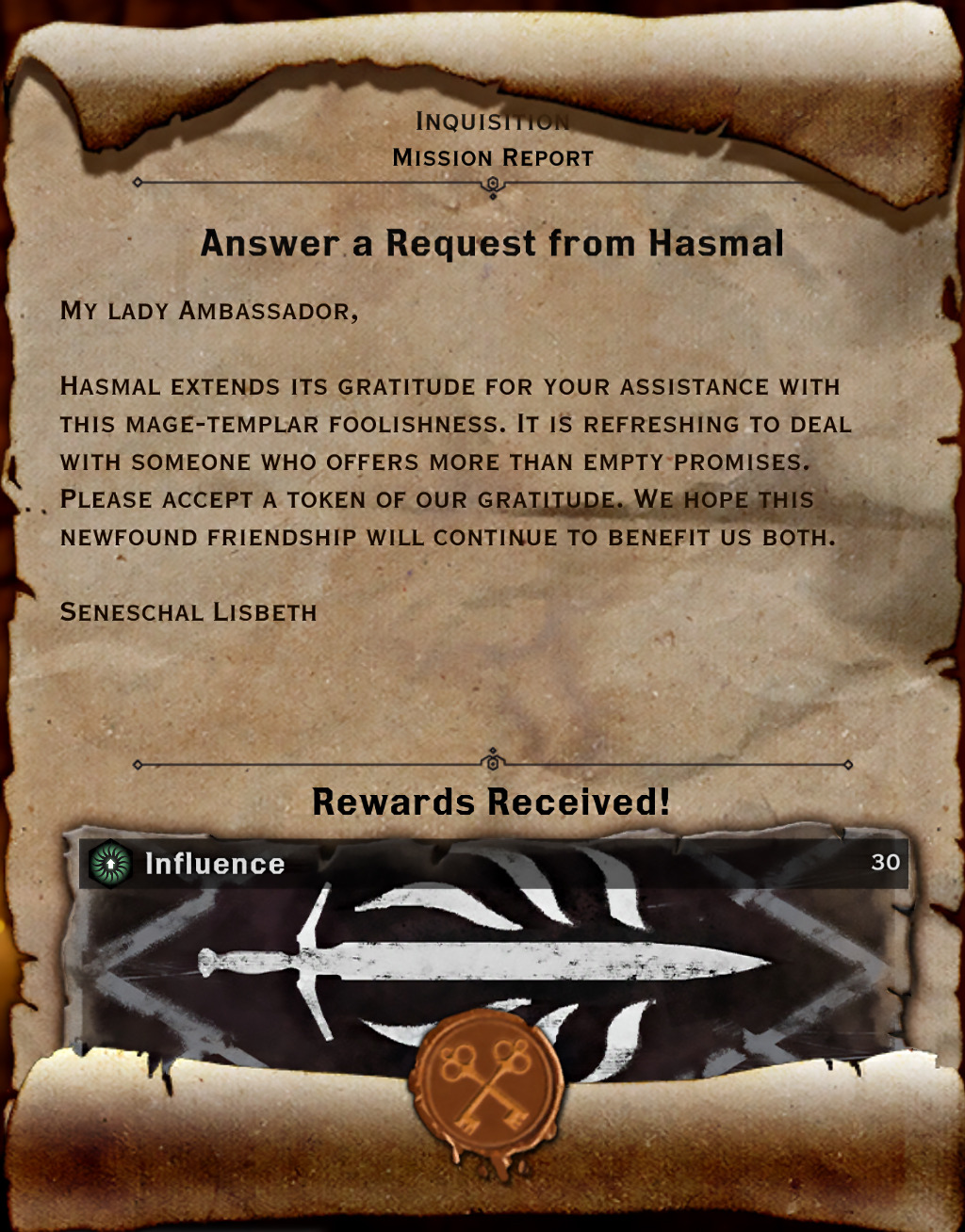 Answer a Request from Hasmal: A Guide to Solving the Mystery in Your Game