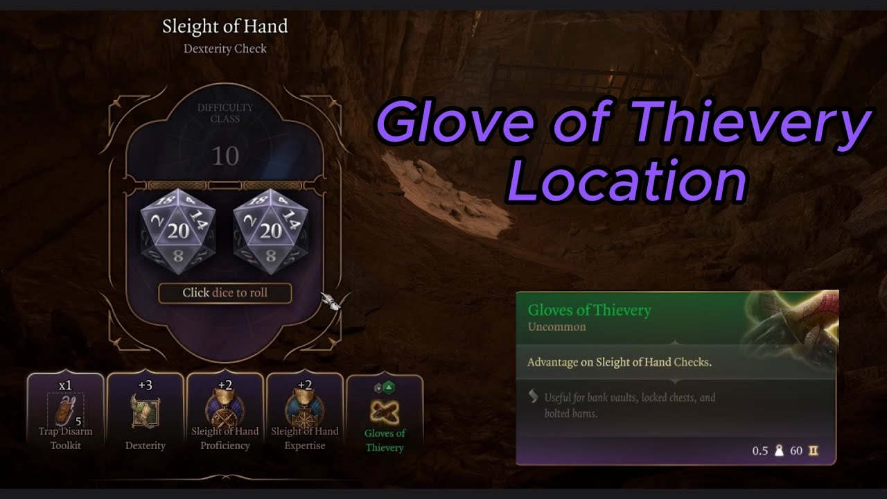 Baldur's Gate 3 Gloves of Thievery: How to Use Them and Why They Matter