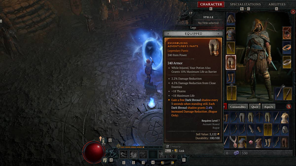 Best Gear for Rogue Diablo 4