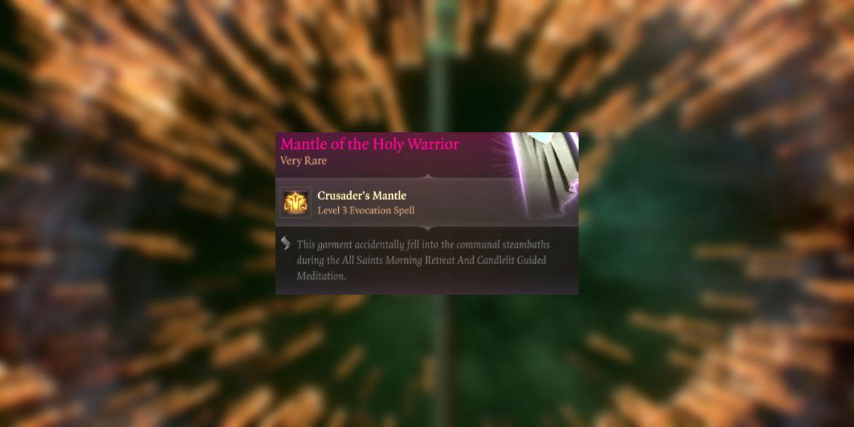 BG3 Crusader's Mantle: A Blessing or a Curse for Players?