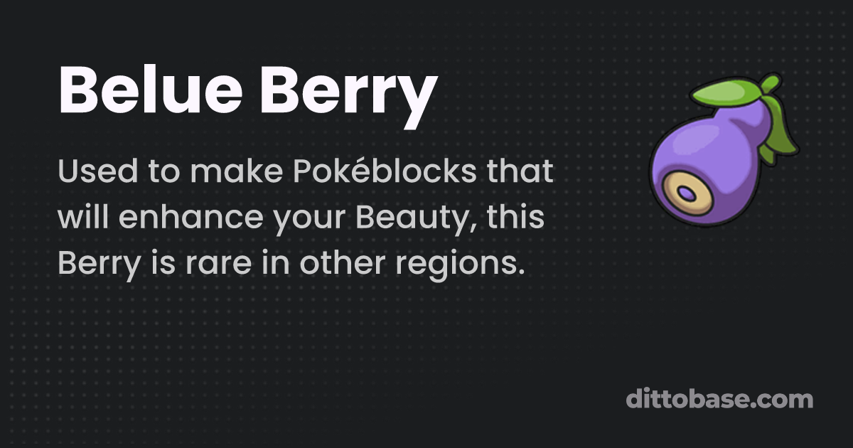 Everything You Need to Know About Belue Berry in Games