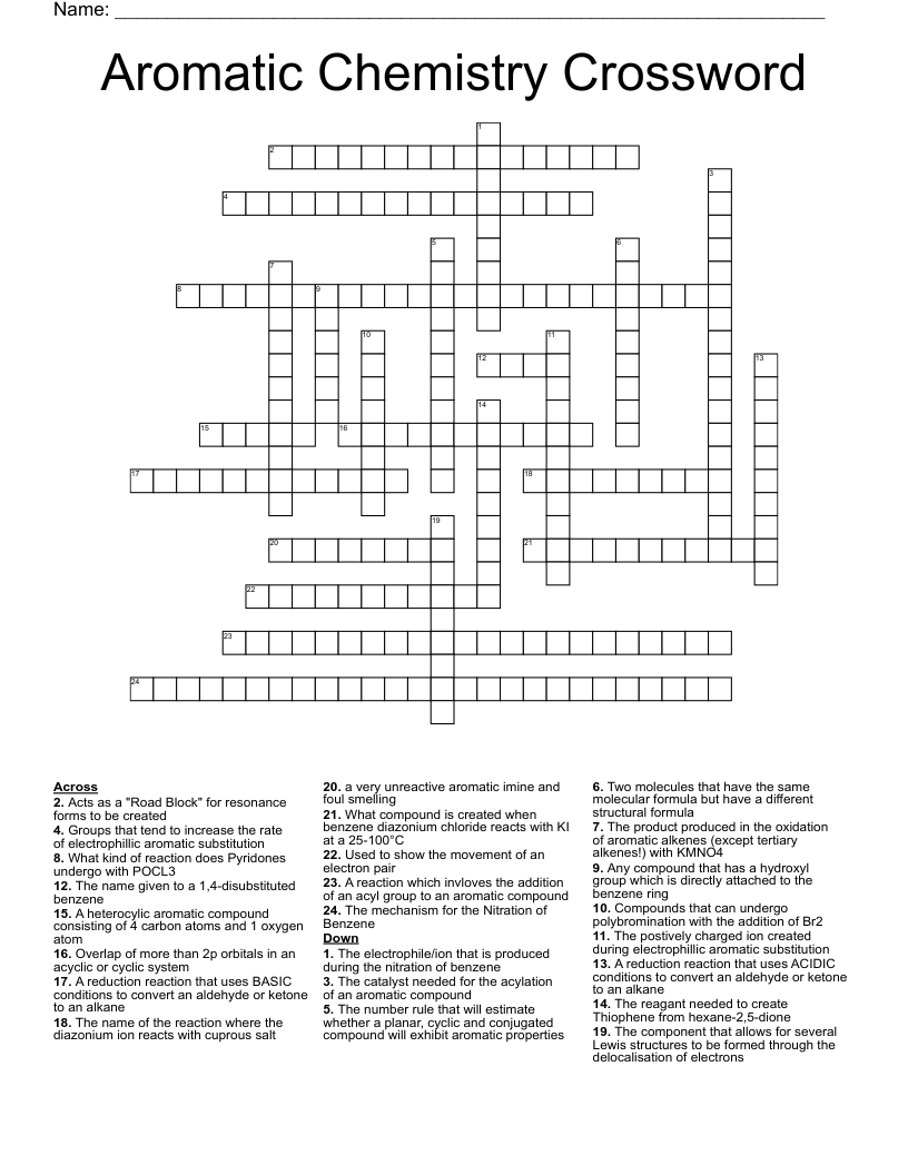Aromatic Resin Crossword: A Fun Puzzle or a Frustrating Challenge?