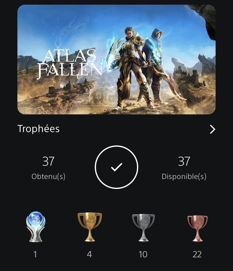Atlas Fallen Trophy Guide