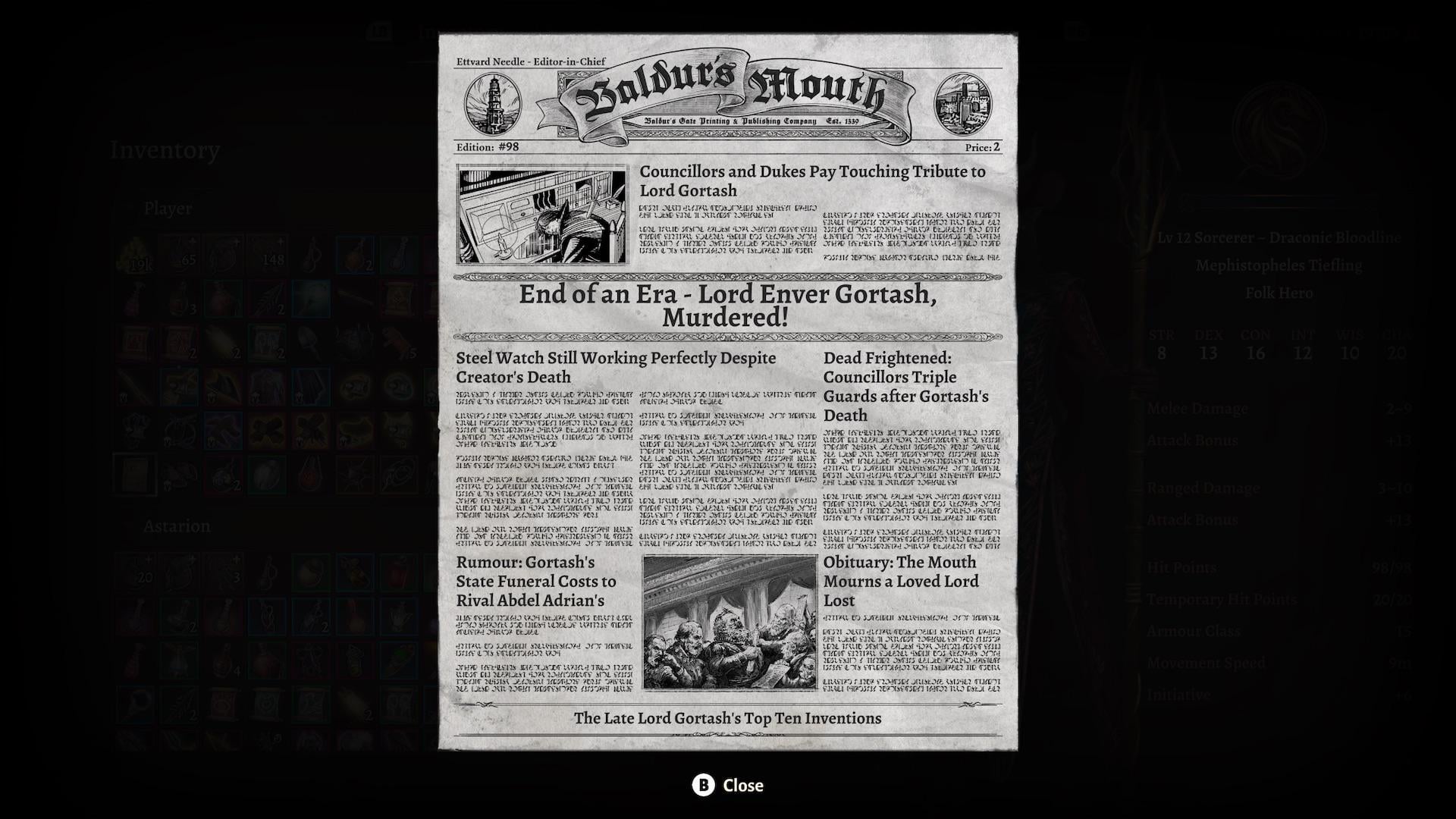 Baldur's Mouth Gazette: Is It Really That Bad?