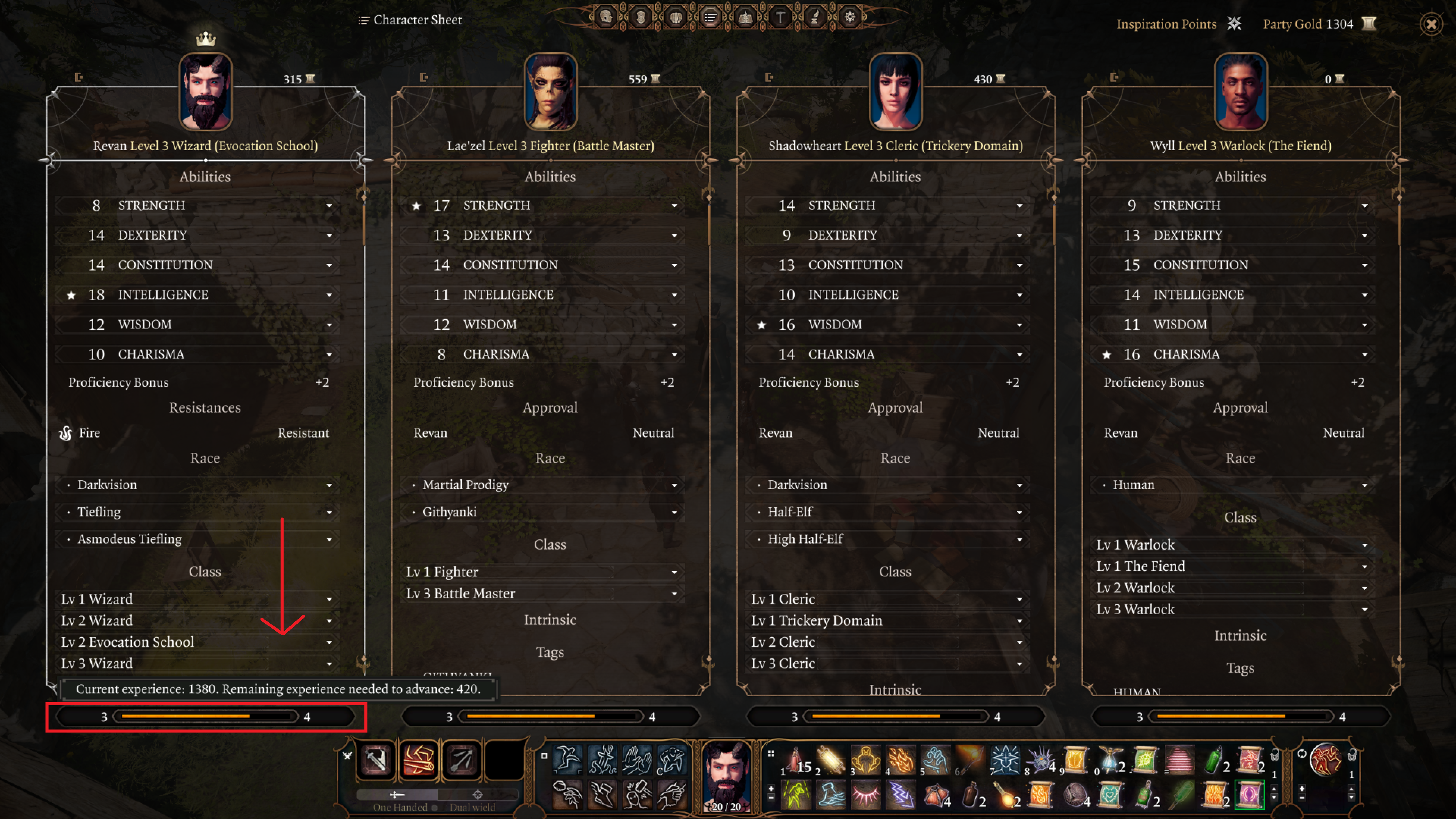 Baldur's Gate 3 Experience Bar: How to Deal with the Issue