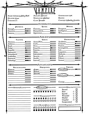 Ancillae VTM: Problems and Solutions for Players