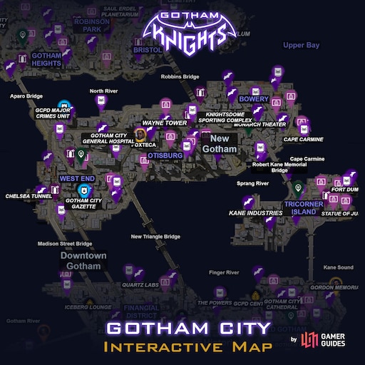 Arkham Knight Interactive Map: A Gamer’s Guide to Navigating Gotham